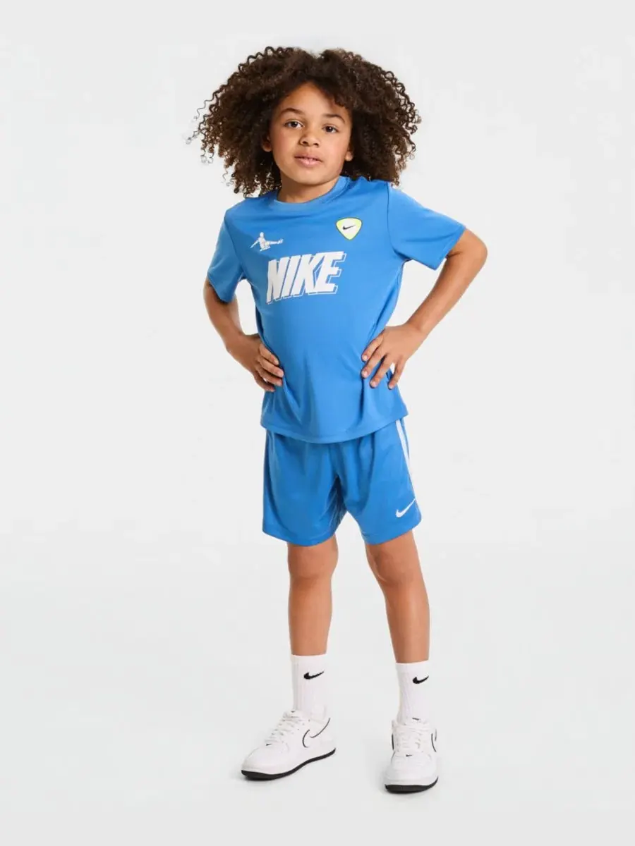 Детский спортивный комплект из футболки и шорт Nike Goal Mode — изображение 1 из 6, синий