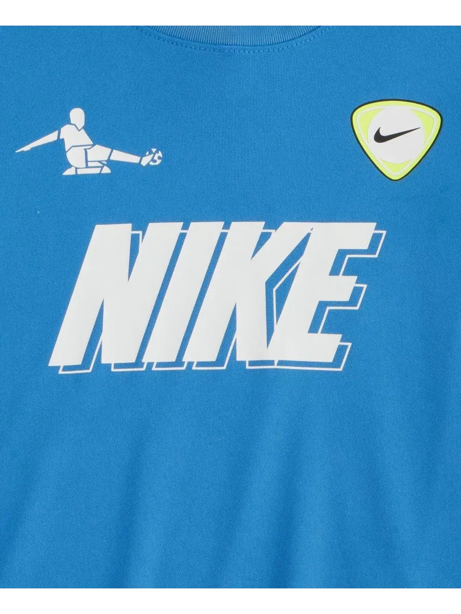 Детский спортивный комплект из футболки и шорт Nike Goal Mode — изображение 6 из 6, синий