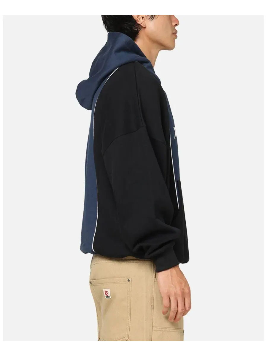 Худи с принтом, с капюшоном, Piped Pullover Hoodie CARRE — изображение 4 из 5, черный