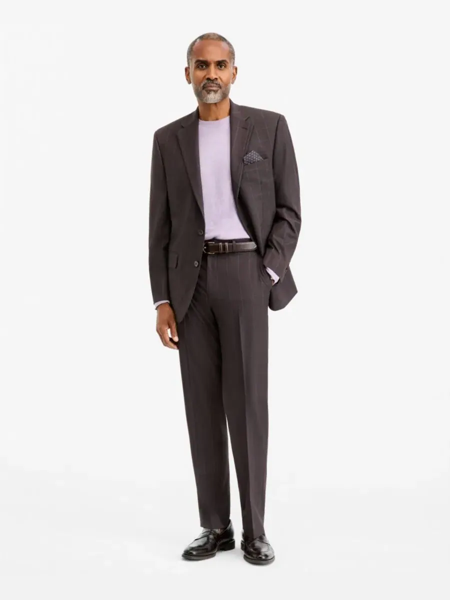 Костюм классический Brown & Blue Check Tallia — изображение 2 из 4, коричневый/синий