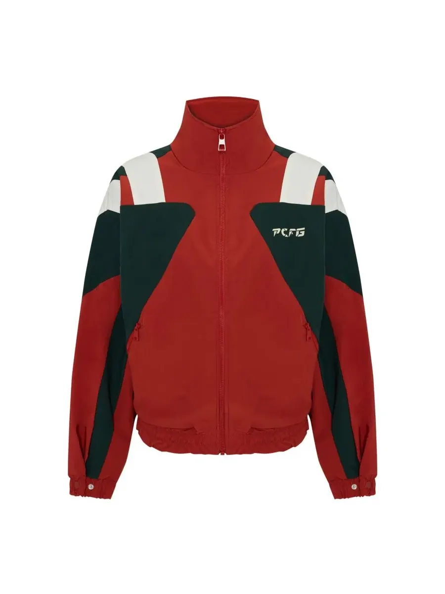 Мужская куртка-бомбер оверсайз Boomerang Track Jacket PCFG — изображение 5 из 7, красный