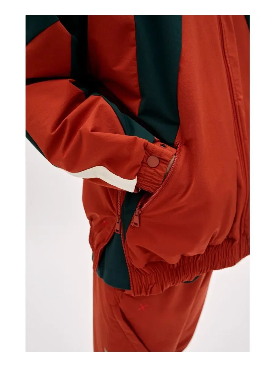 Мужская куртка-бомбер оверсайз Boomerang Track Jacket PCFG — изображение 6 из 7, красный