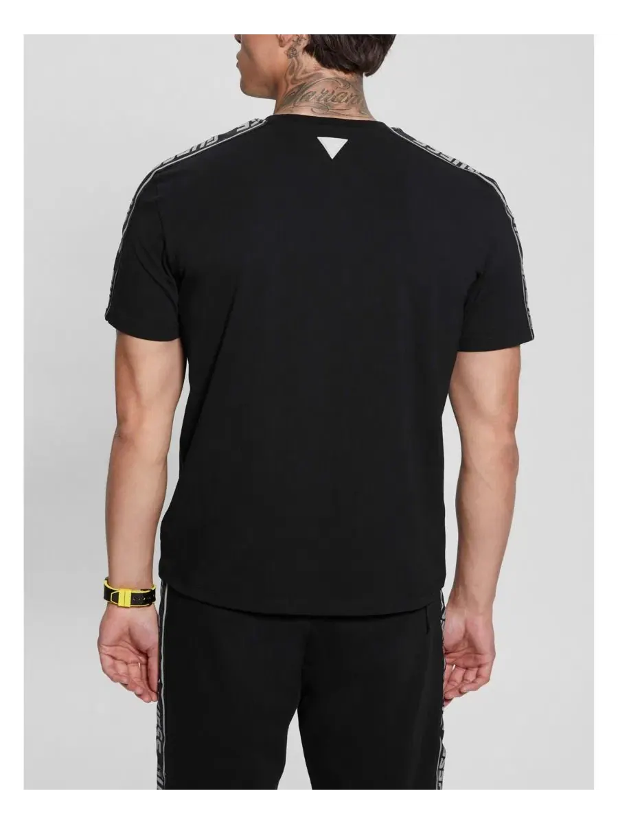 Футболка с коротким рукавом Arlo Jersey GUESS — изображение 3 из 4, черный