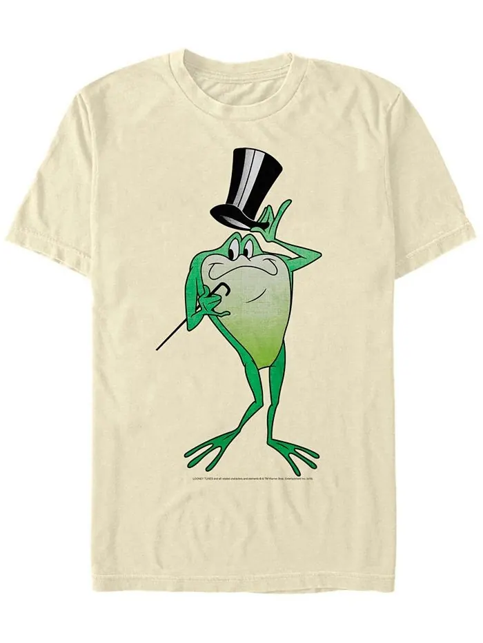 Мужская футболка с коротким рукавом Looney Tunes Michigan J Frog Fifth Sun — изображение 1 из 1, прозрачный