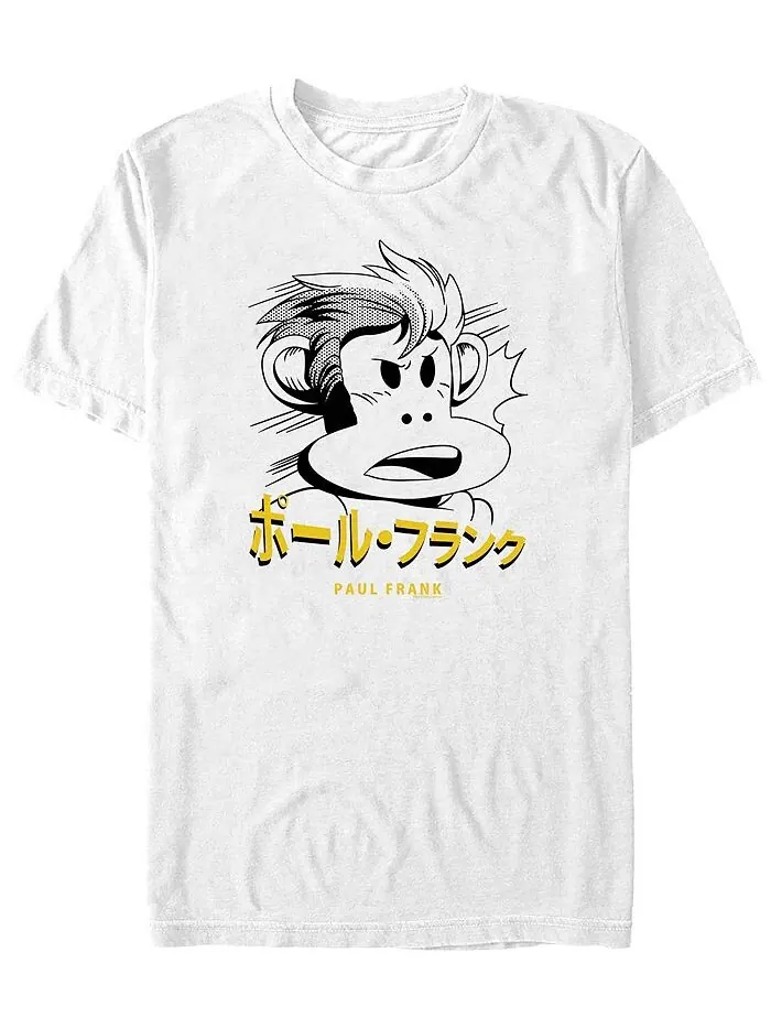 Мужская футболка с коротким рукавом Paul Frank Kanji Fifth Sun — изображение 1 из 1, белый