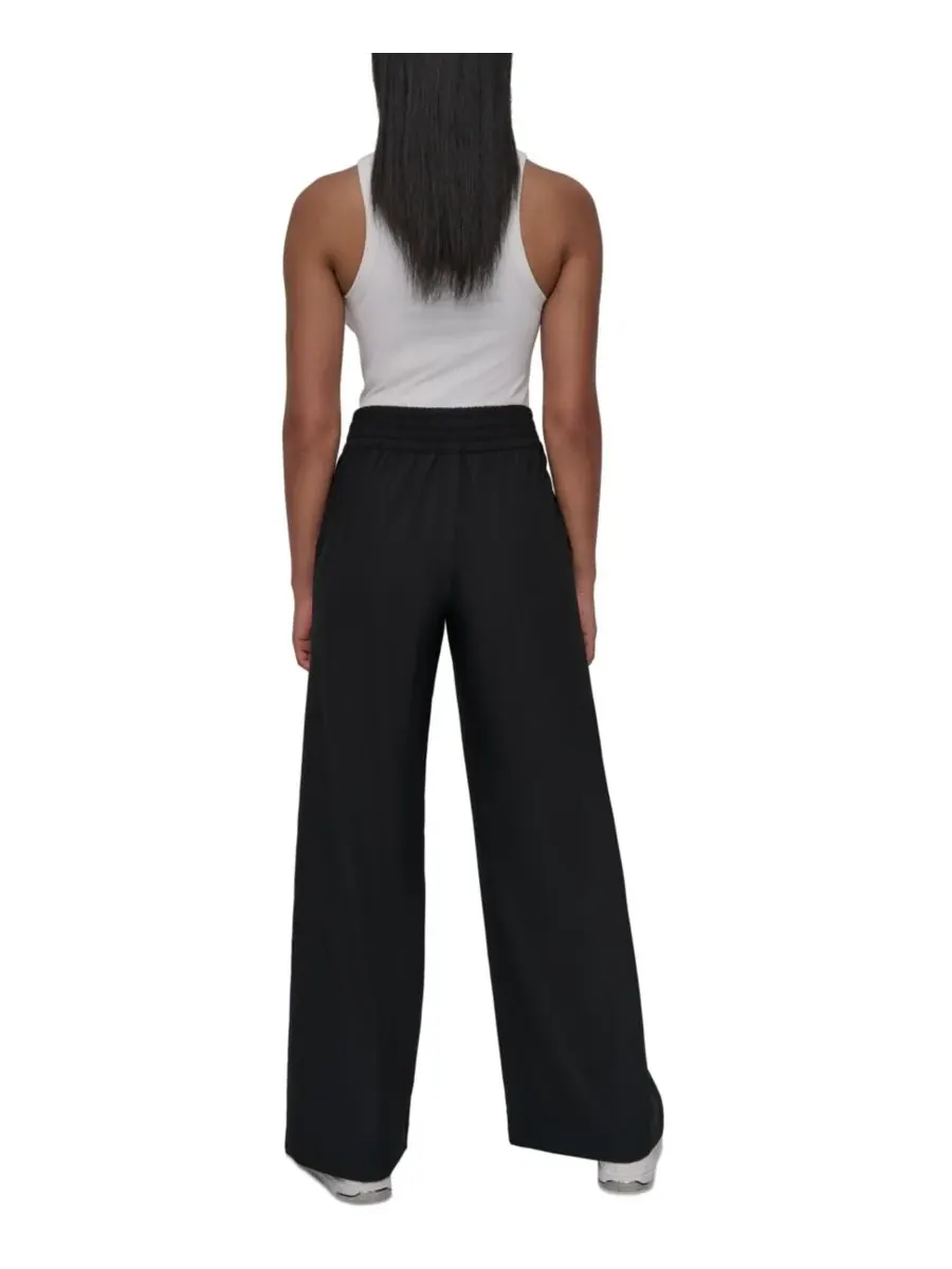 Женские брюки Hudson Stretch Wide-Leg Pull-On Pants DKNY — изображение 5 из 6, черный