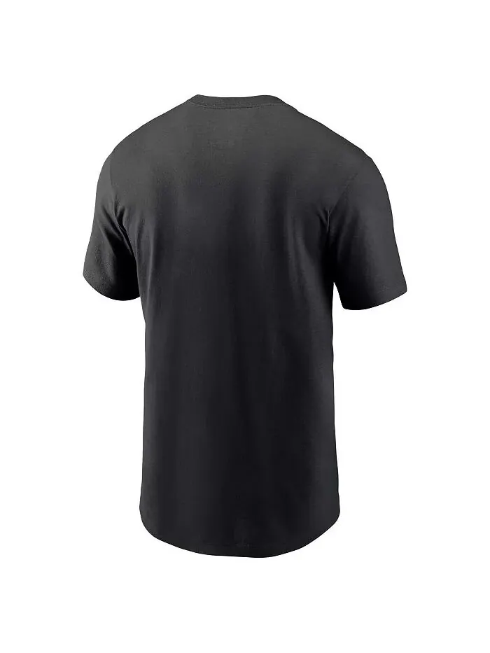 Мужская черная футболка Cincinnati Bengals Primetime Wordmark Essential Nike — изображение 3 из 3