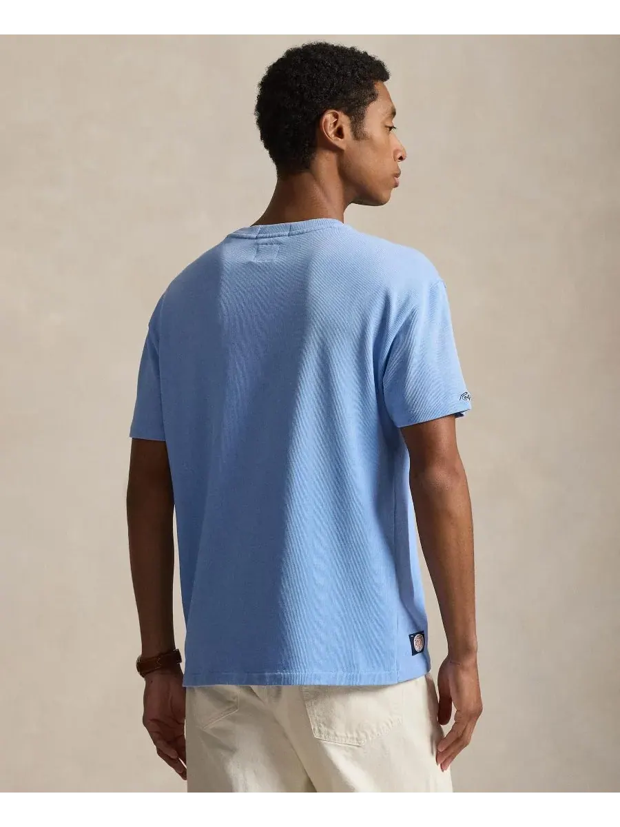 Мужская футболка с круглым вырезом Polo Ralph Lauren — изображение 4 из 10, синий