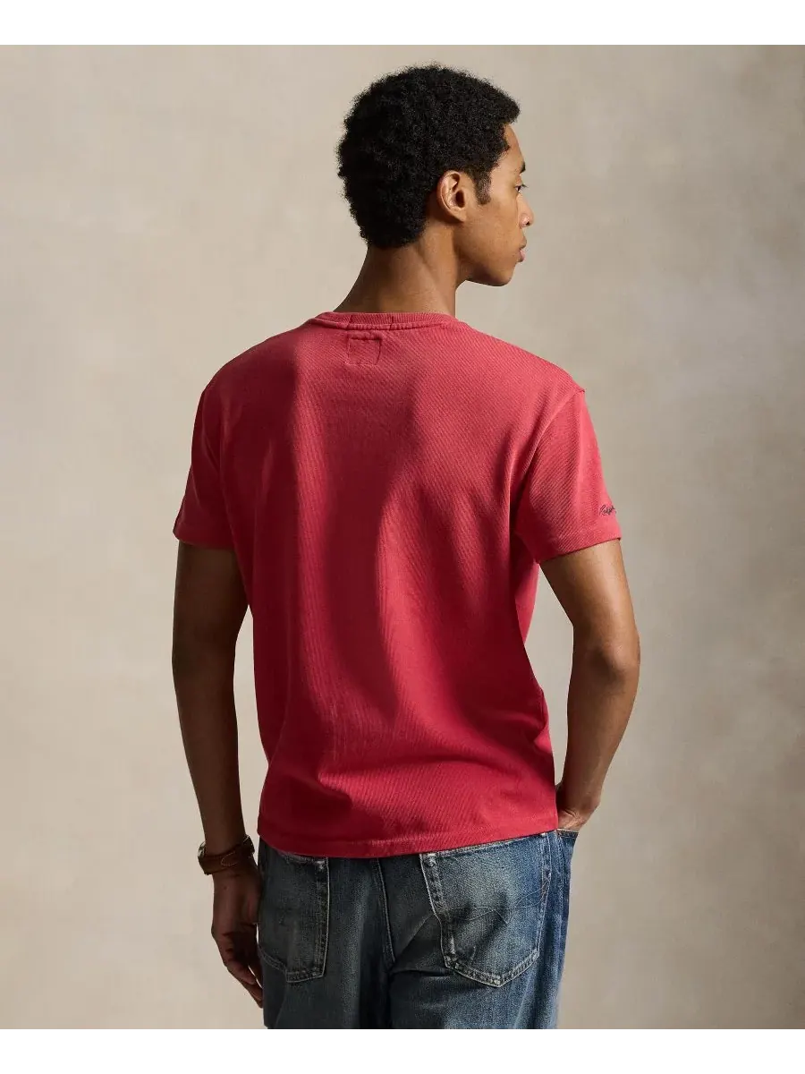 Мужская футболка с круглым вырезом Polo Ralph Lauren, темно-cobalt — изображение 8 из 10, кобальт