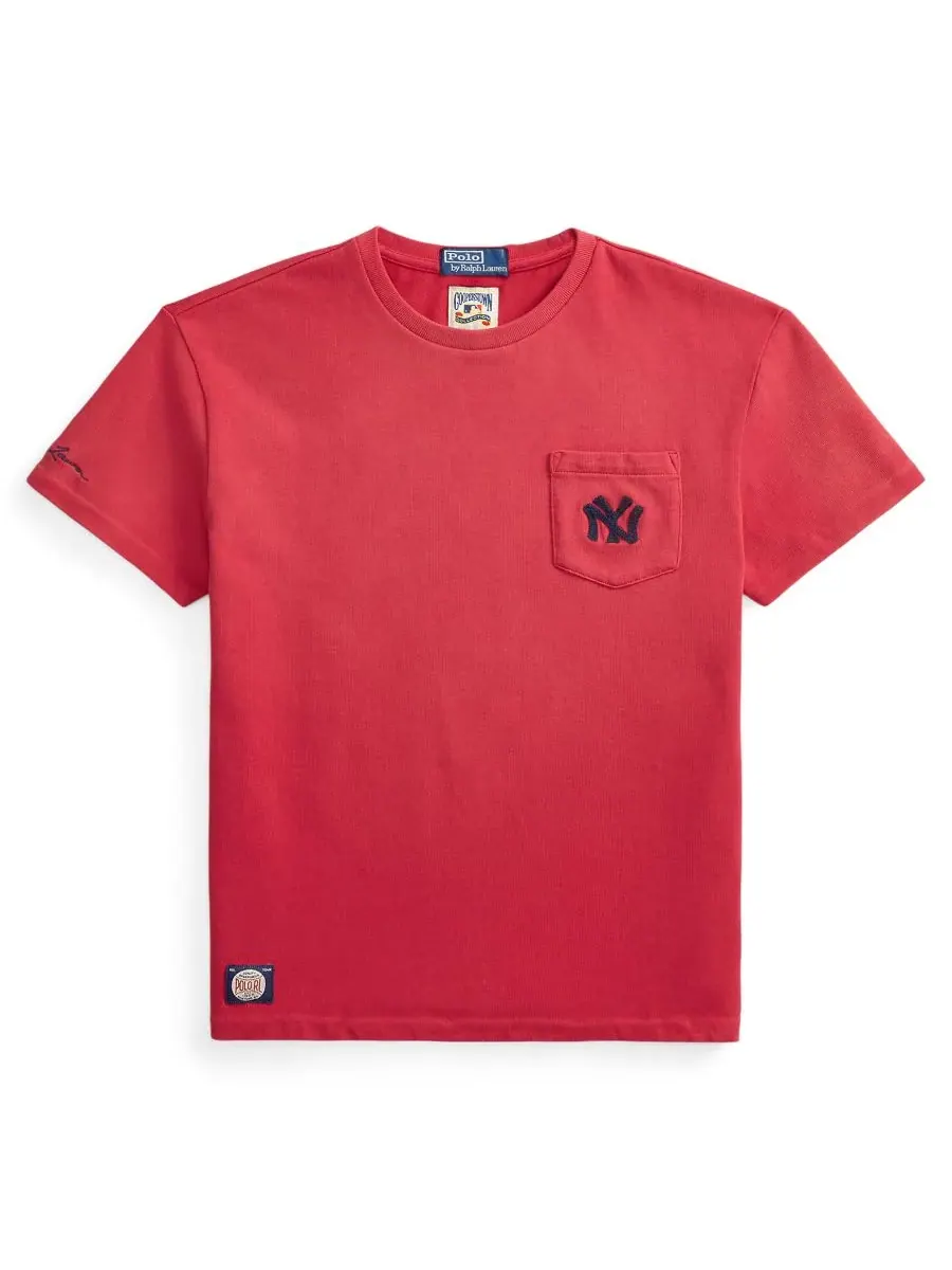 Мужская футболка с круглым вырезом Polo Ralph Lauren — изображение 3 из 5, красный
