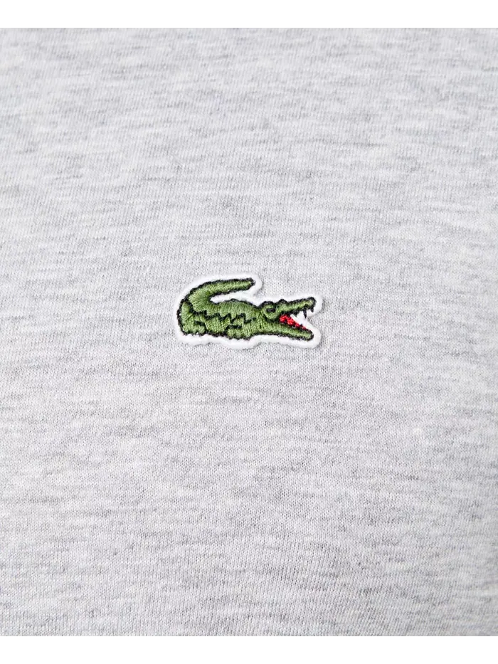 Футболка Lacoste, мужская, V-образный вырез — изображение 2 из 3, серебристый