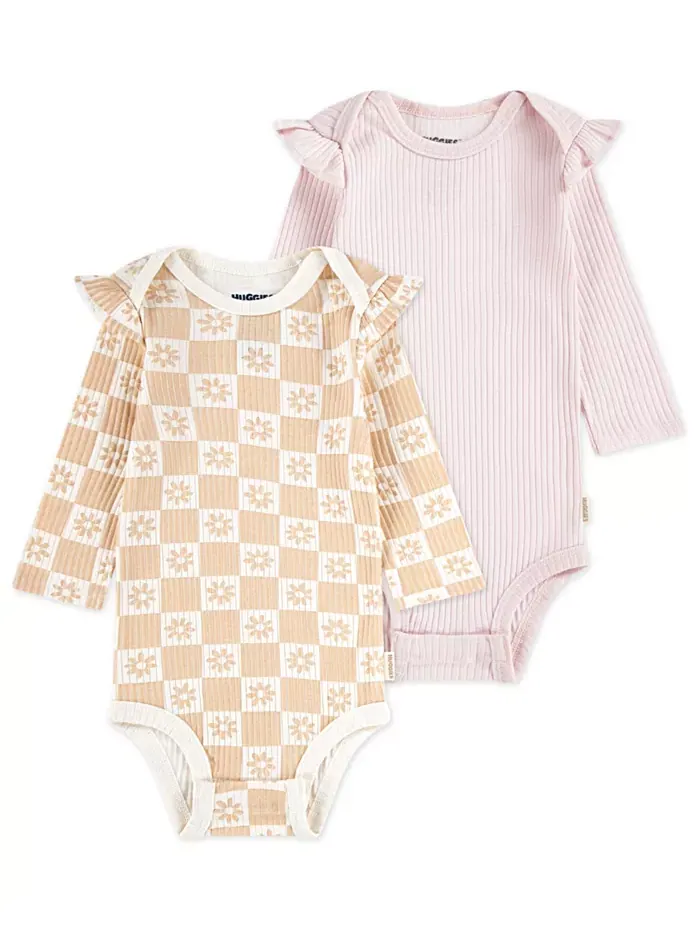 Детские боди с круглым вырезом, 2 штуки Huggies