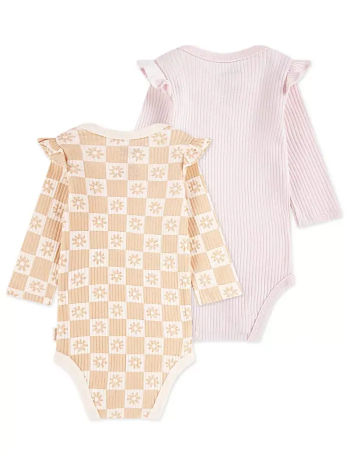 Детские боди с круглым вырезом, 2 штуки Huggies — изображение 2 из 4, мульти