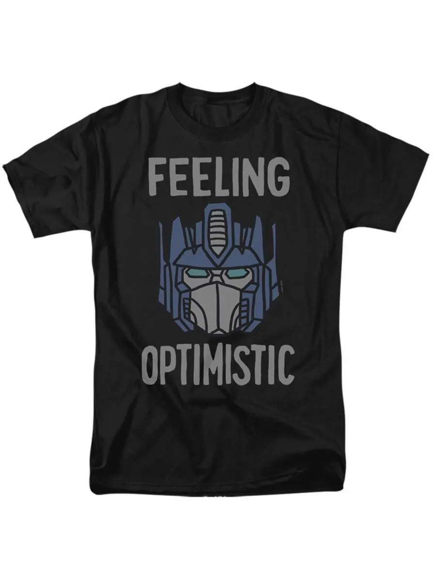 Футболка Big & Tall Transformers The Optomistic Prime Logovision — черный