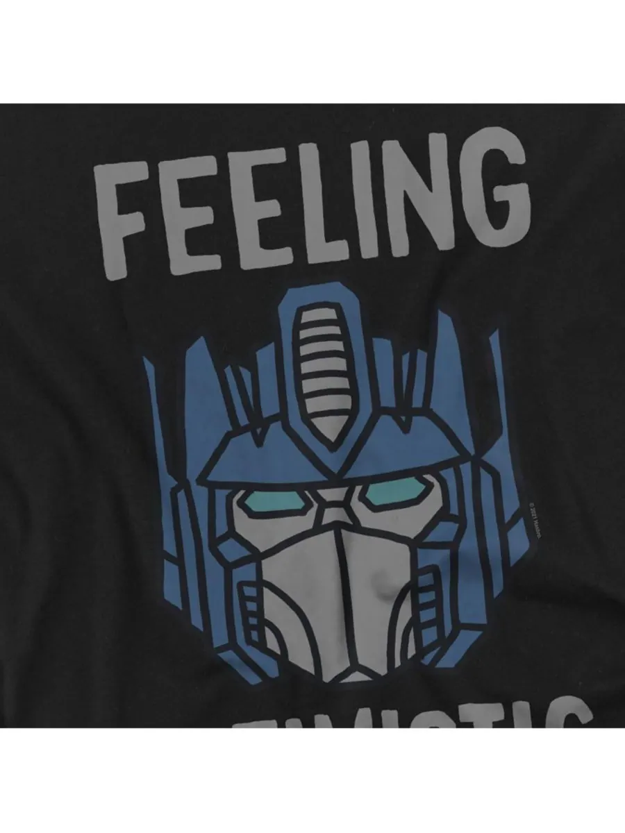 Футболка Big & Tall Transformers The Optomistic Prime Logovision — изображение 2 из 3, черный