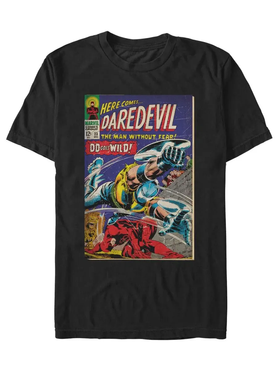Футболка с принтом Daredevil Cover Comic Dec Fifth Sun — изображение 1 из 3, черный