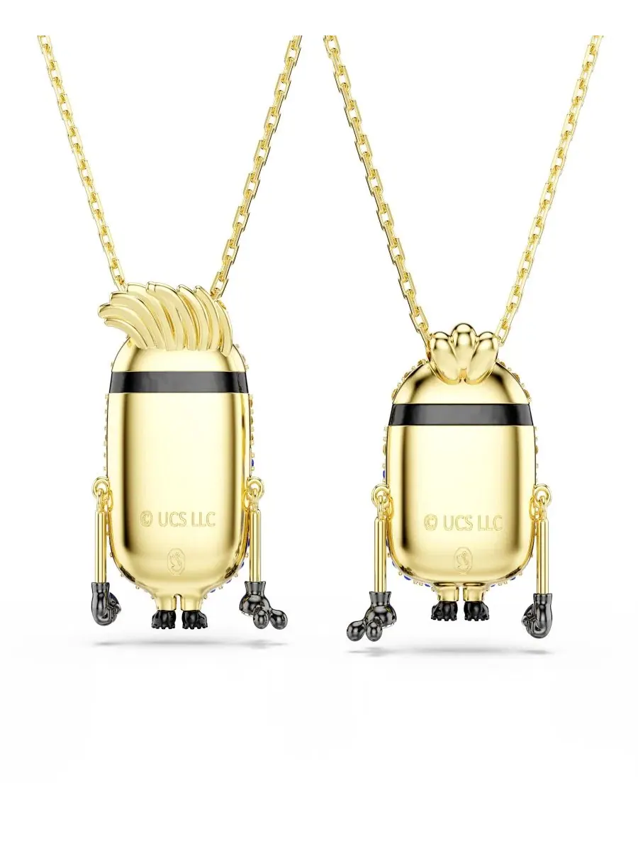 Комплект подвесок с кристаллами Swarovski Minions James and Henry — изображение 6 из 12, золото