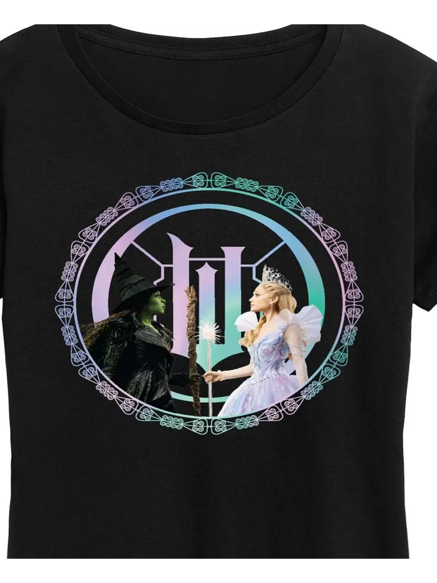 Футболка с коротким рукавом и графическим принтом Wicked больших размеров Hybrid Apparel — изображение 2 из 3, черный