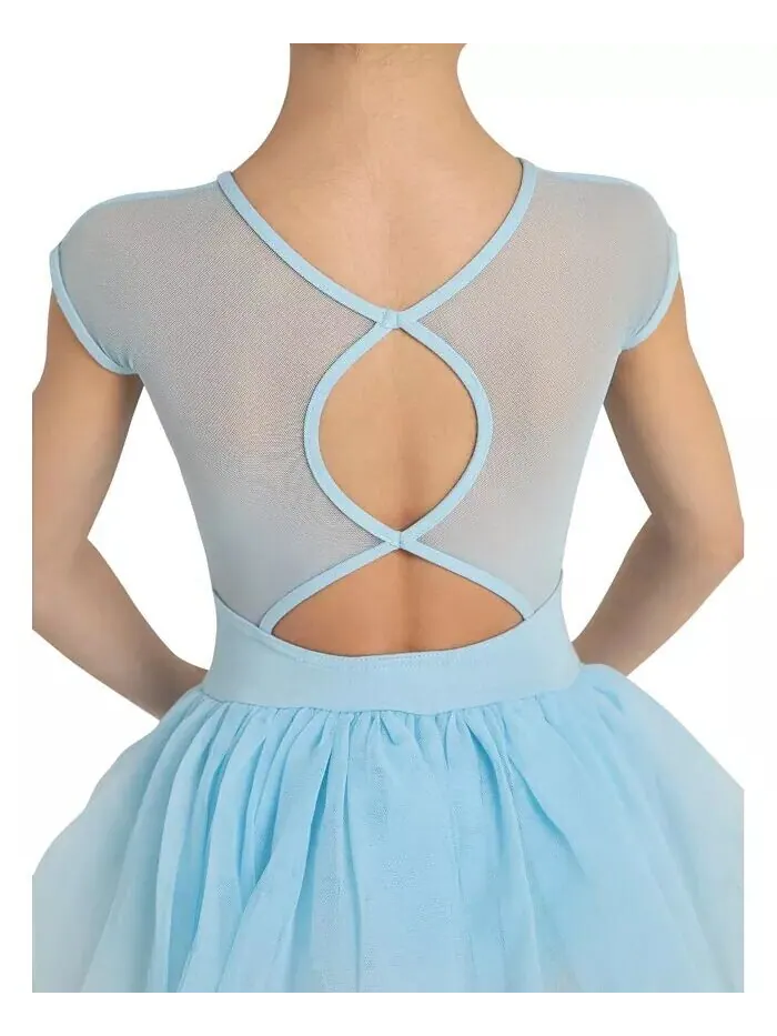 Платье-пачка с вырезом на спине для девочек Capezio — изображение 4 из 5, светлый синий