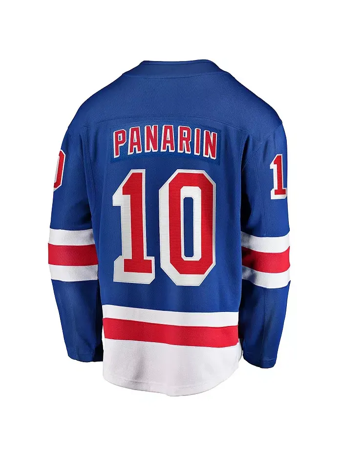 Мужская домашняя джерси New York Rangers Premier Breakaway игрока Артемия Панарина синего цвета — изображение 3 из 3, синий
