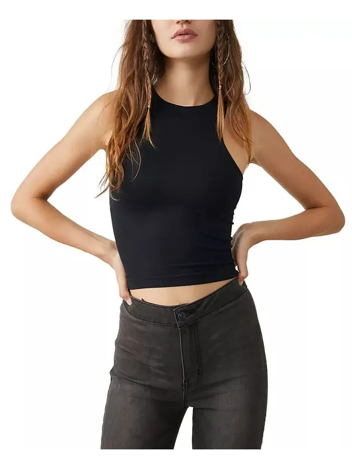 Женский укороченный топ на бретельках Clean Lines Free People