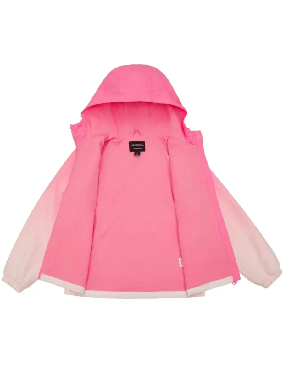 Легкая ветровка для девочек на флисовой подкладке Rokka&Rolla — изображение 8 из 11, розовый
