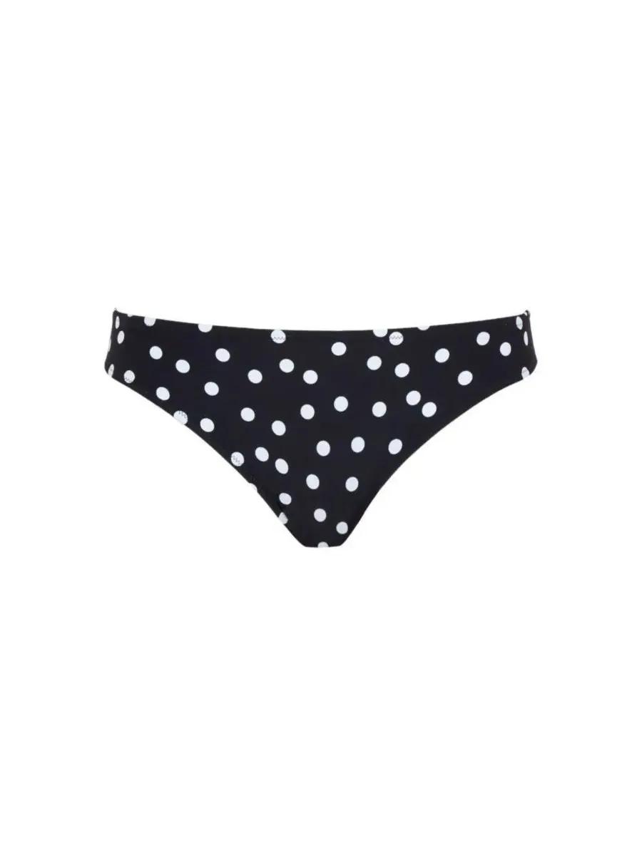 Классические плавки от бикини в горошек для женщин Panache Lingerie — изображение 2 из 5, черный