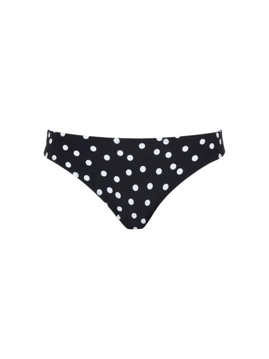 Классические плавки от бикини в горошек для женщин Panache Lingerie — изображение 3 из 5, черный