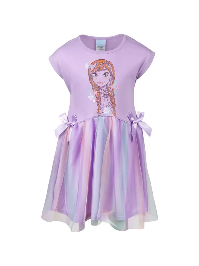 Платье для девочек Disney Princess Anna, фиолетовое, для малышей/ребенка Frozen