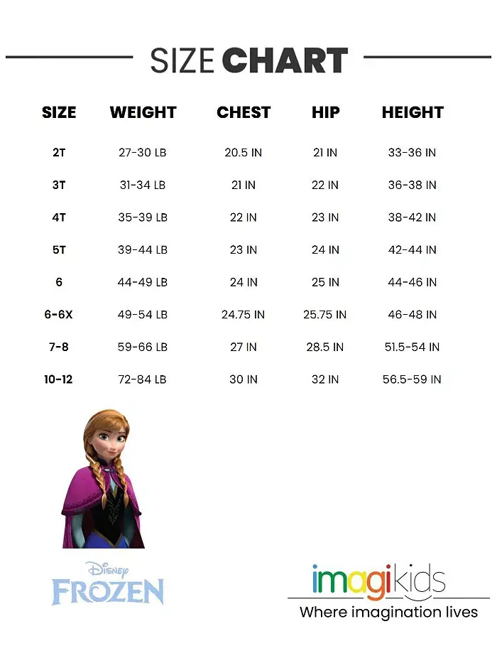 Платье для девочек Disney Princess Anna, фиолетовое, для малышей/ребенка Frozen — изображение 6 из 7, фиолетовый
