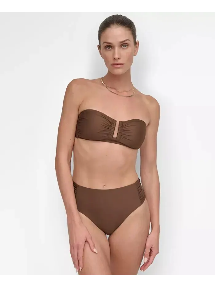 Женские бикини-бандо, верх и низ DKNY — изображение 3 из 5, черный