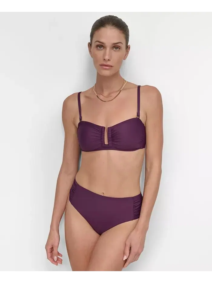 Женские бикини-бандо, верх и низ DKNY — изображение 4 из 5, черный
