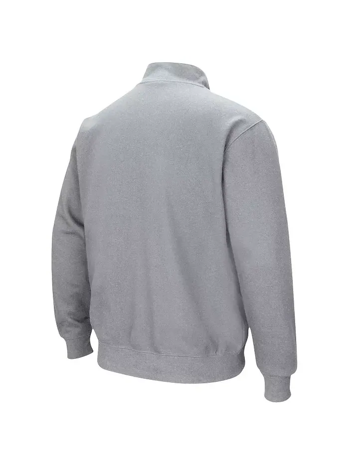 Толстовка Men's Cal Bears Tortugas Logo Quarter-Zip Jacket Colosseum — изображение 3 из 7, серый