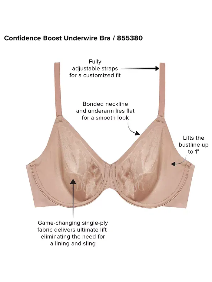 Женский бюстгальтер с косточками Confidence Boost 855380 Wacoal — изображение 5 из 6, робук