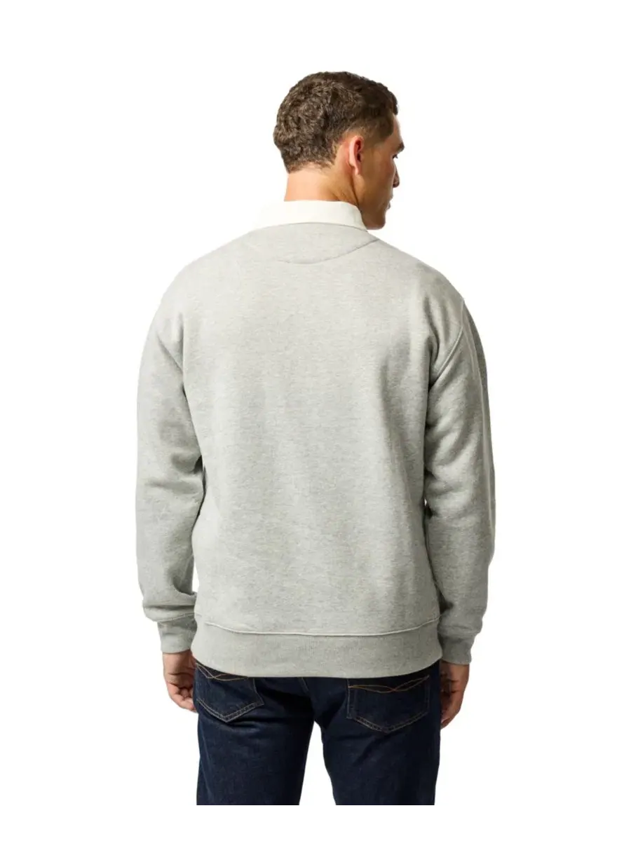 Мужской свитшот из хлопка Otago Cotton Rodd & Gunn — изображение 5 из 6, серый