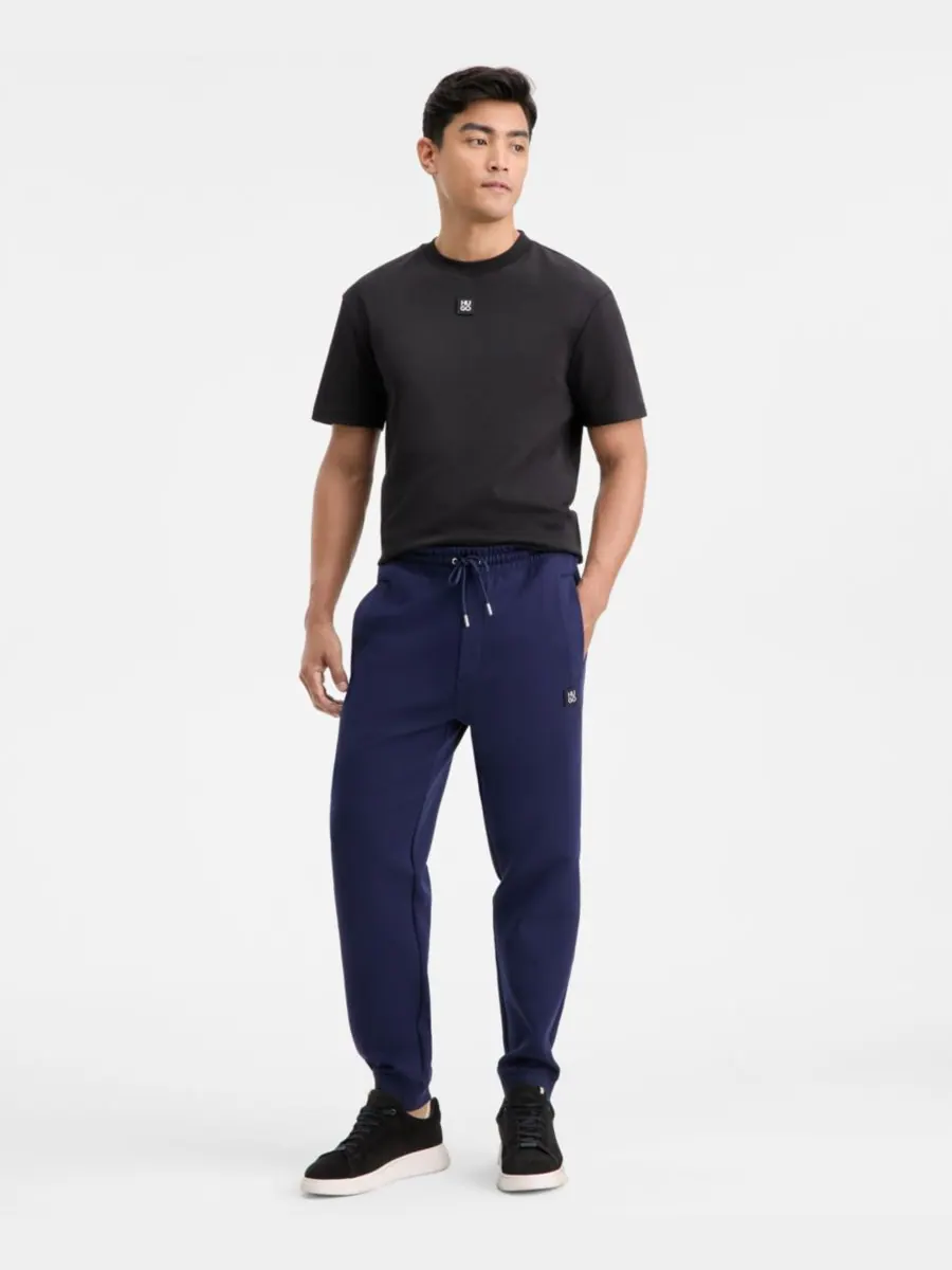 Мужские спортивные штаны Dimacs с логотипом Stacked Logo Hugo Boss — изображение 1 из 4, темно-синий