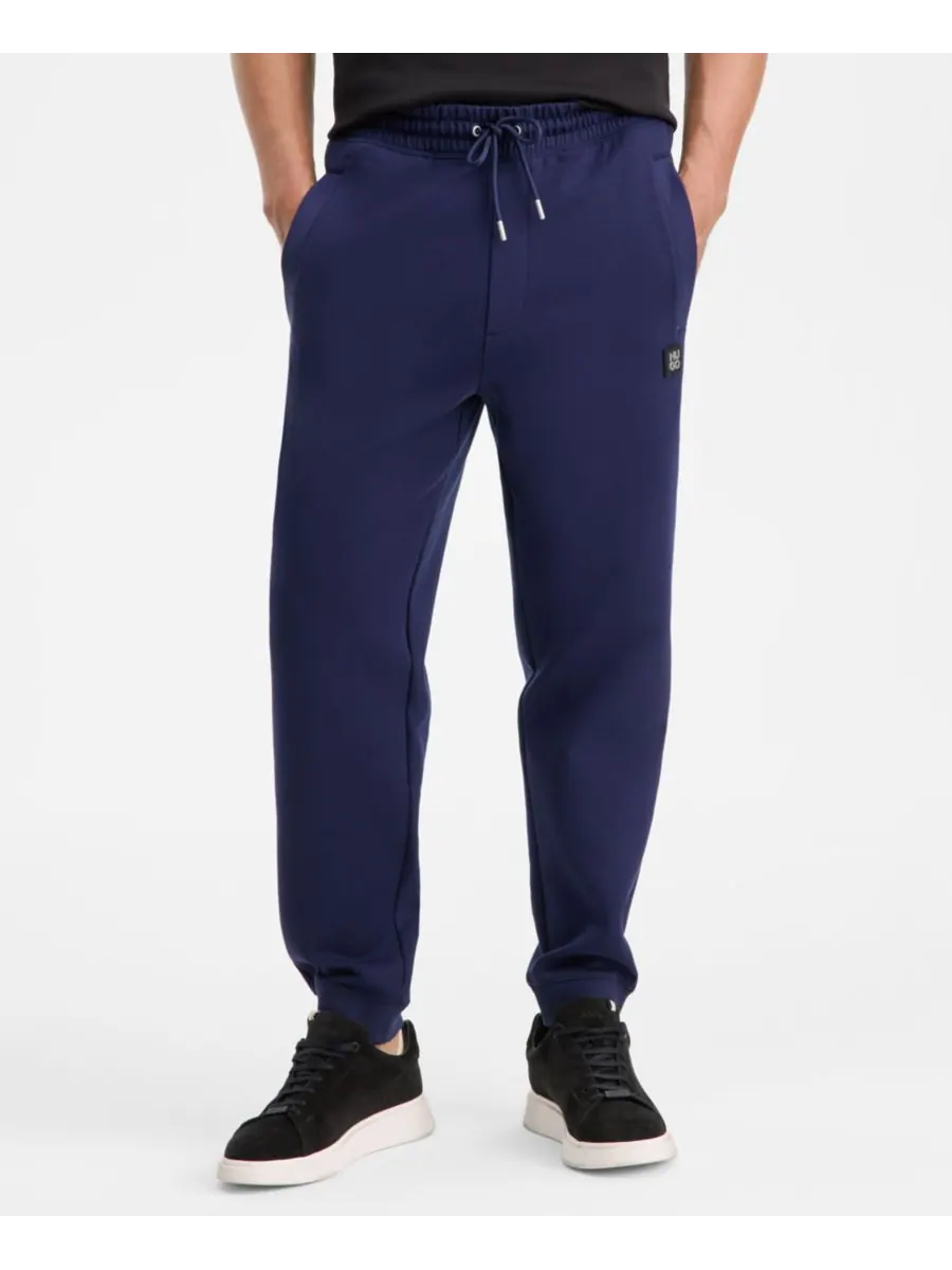 Мужские спортивные штаны Dimacs с логотипом Stacked Logo Hugo Boss — изображение 2 из 4, темно-синий