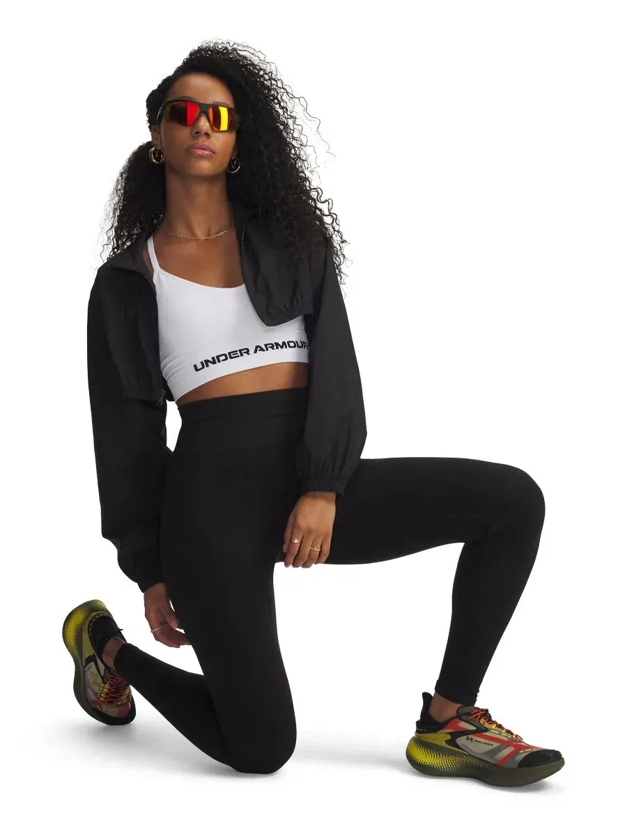 Леггинсы бесшовные с длиной до щиколотки Under Armour — изображение 2 из 3, черный