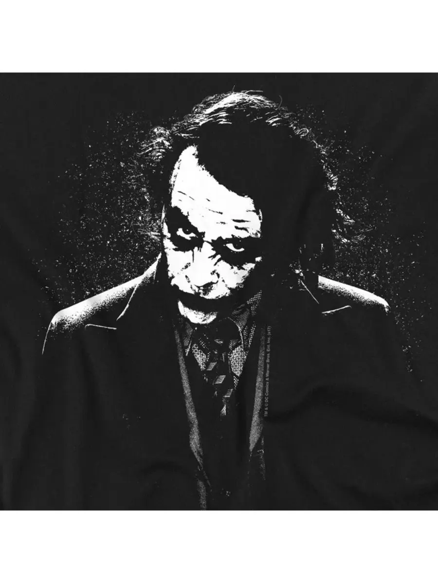 Футболка с принтом Dark Knight Dark Joker Batman — изображение 3 из 3, черный
