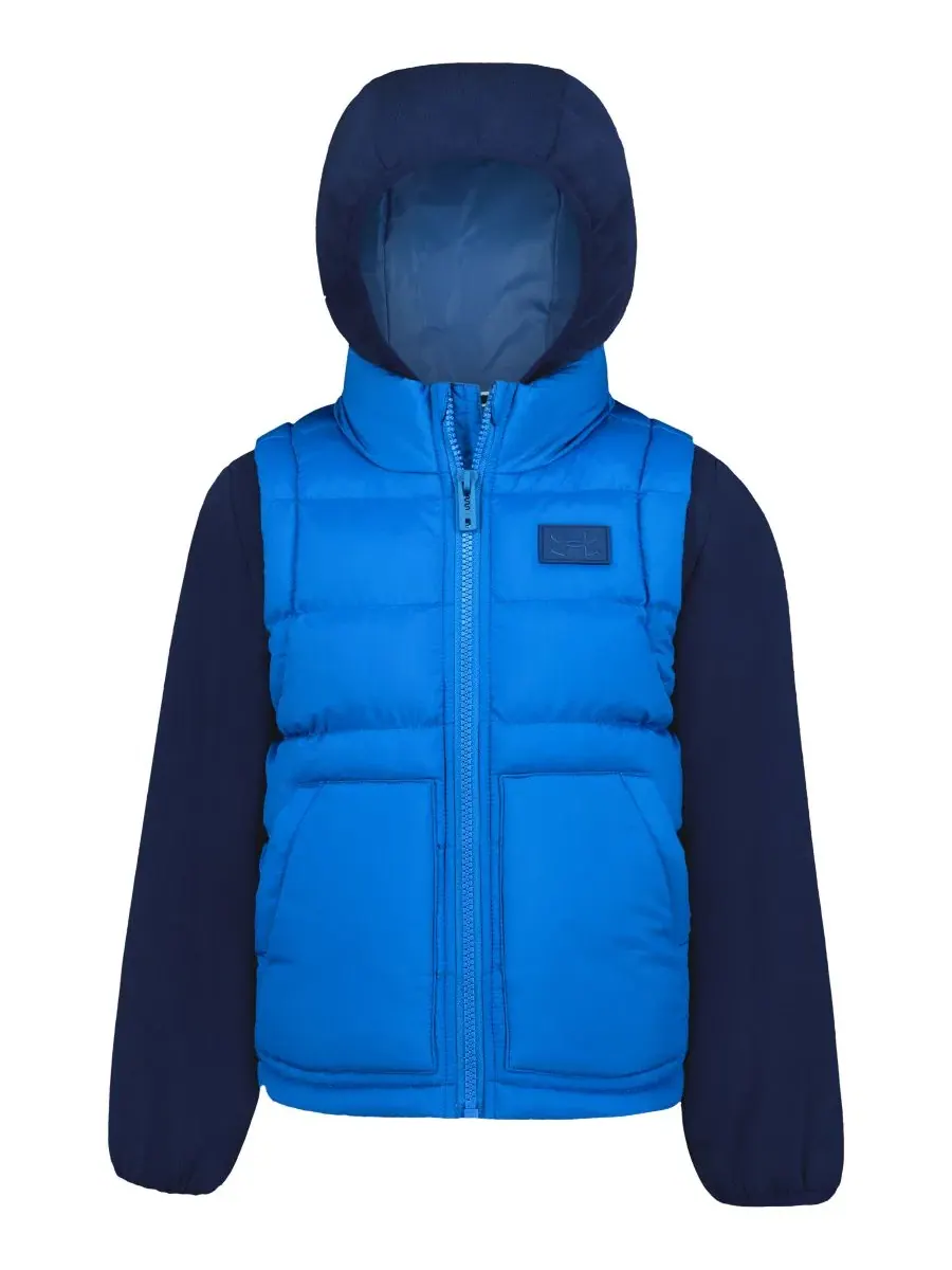 Детская куртка с капюшоном, стеганая, на молнии Under Armour