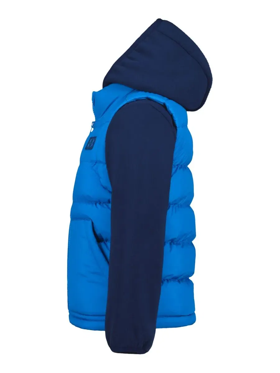 Детская куртка с капюшоном, стеганая, на молнии Under Armour — изображение 3 из 6, синий