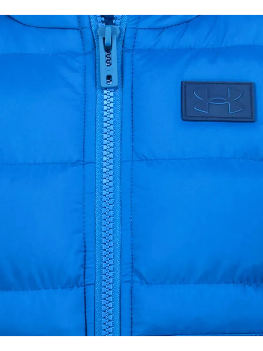 Детская куртка с капюшоном, стеганая, на молнии Under Armour — изображение 6 из 6, синий