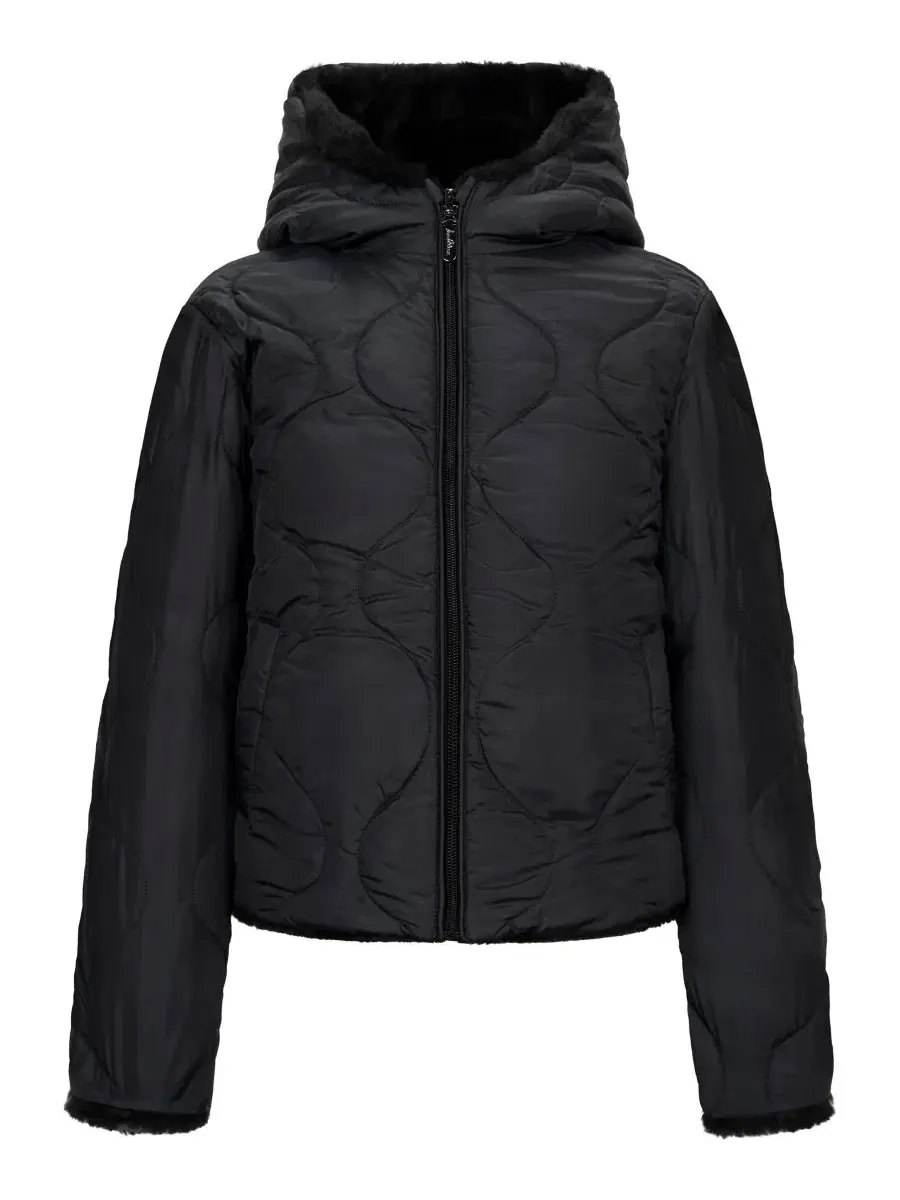 Детская куртка Diamond Quilt Reversible Two In One Jacket Sam Edelman — изображение 2 из 3, черный
