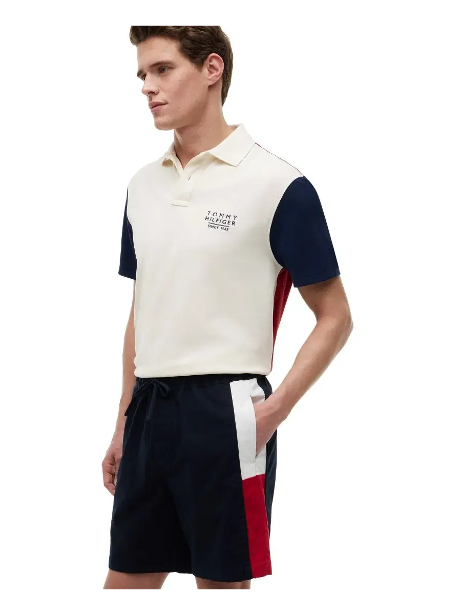 Мужские шорты Dover 20 см , стандартного кроя, из поплина с логотипом Tommy Hilfiger