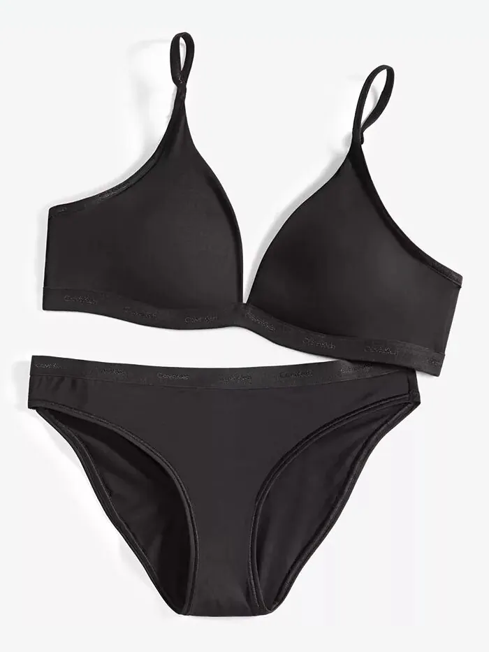 Женское нижнее белье-браслет и бикини Form To Body Triangle Calvin Klein — изображение 3 из 3, кедр