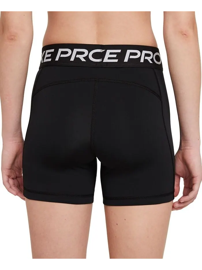 Женские шорты Pro 365 5 дюймов Nike — изображение 2 из 6, черный/белый