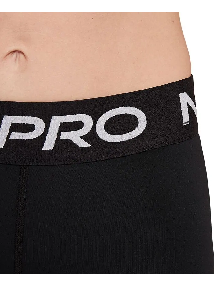 Женские шорты Pro 365 5 дюймов Nike — изображение 3 из 6, черный/белый