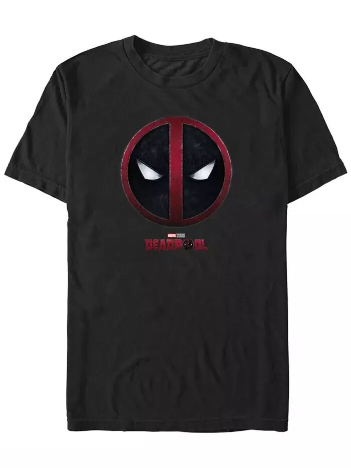 Мужская футболка с коротким рукавом с эмблемой Deadpool 3 Fifth Sun — изображение 1 из 3, черный
