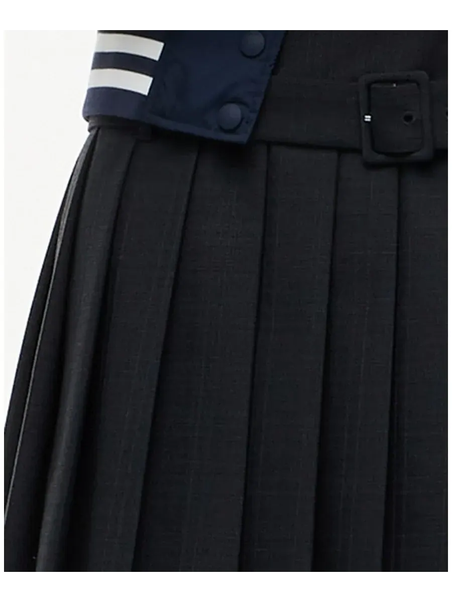 Женское мини-платье с вырезом-лодочкой Tommy Hilfiger, серый allover — изображение 6 из 9