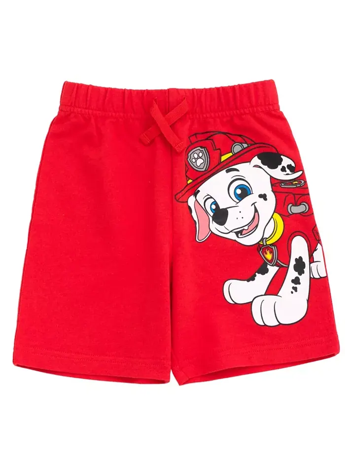 Мальчиковый комплект для косплея Chase, Skye, Rubble и Marshall: футболка и велосипедные шорты из — изображение 2 из 8